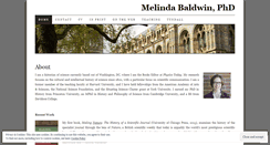 Desktop Screenshot of melinda-baldwin.com