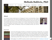 Tablet Screenshot of melinda-baldwin.com
